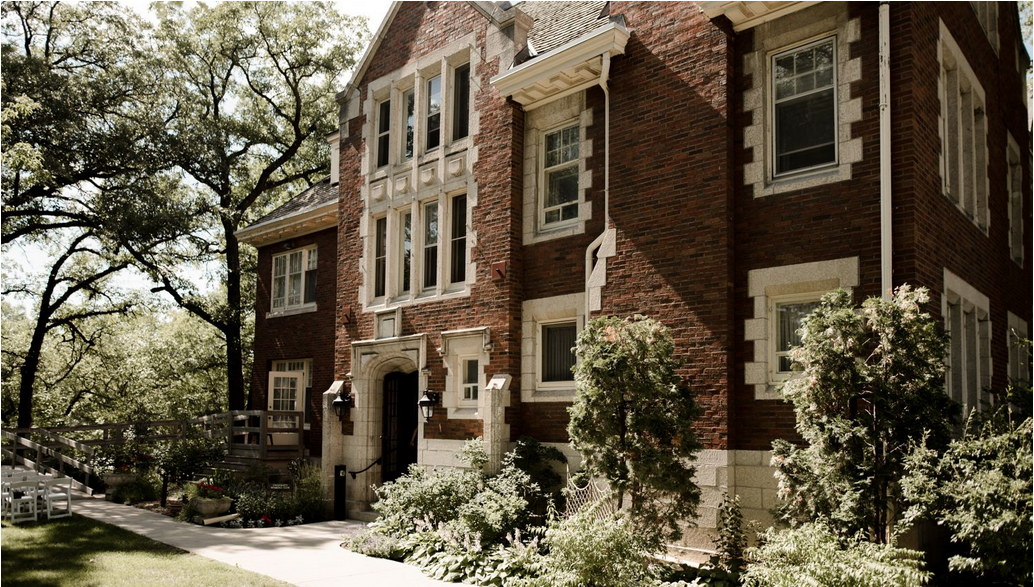 Summer exterior of Ralph Connor House