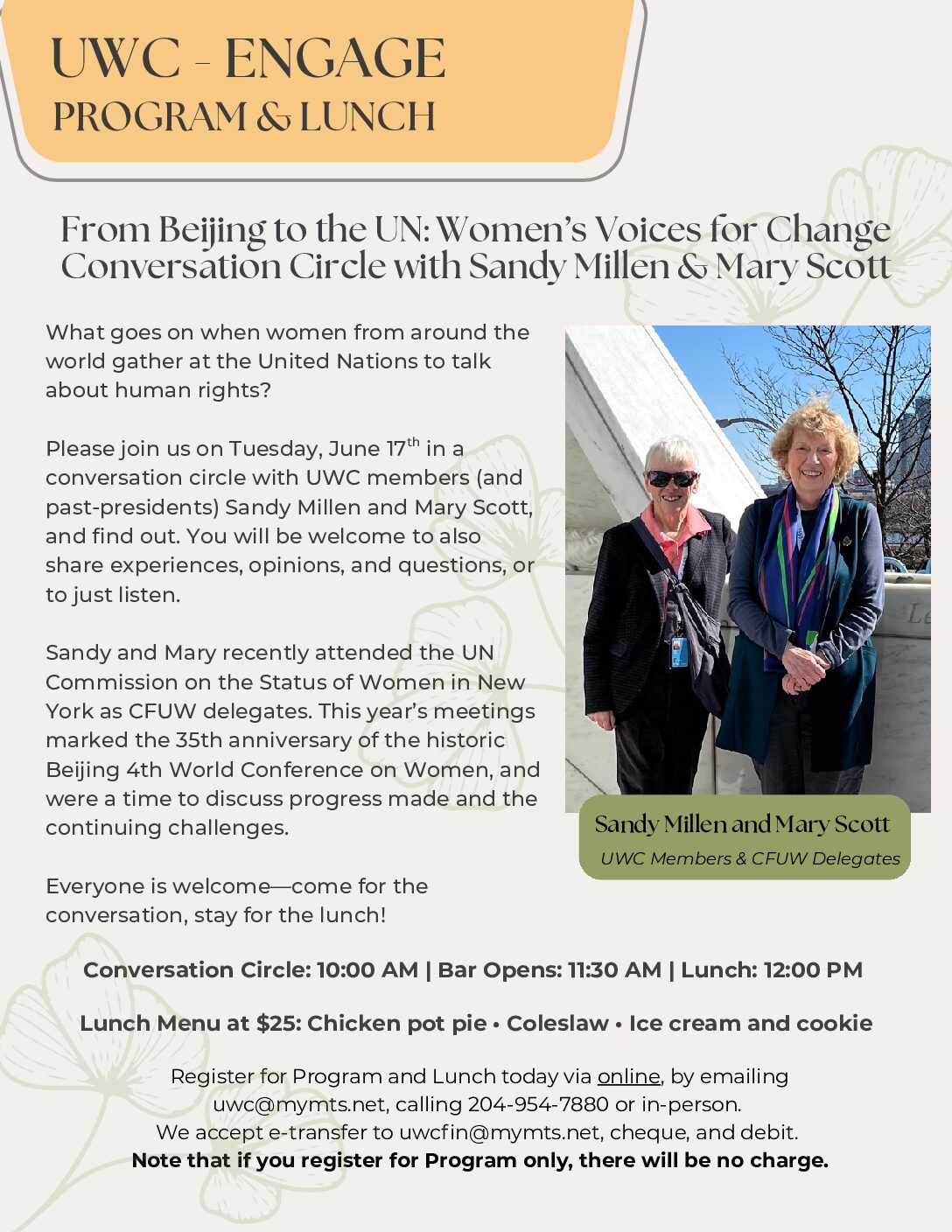 June Program & Lunch